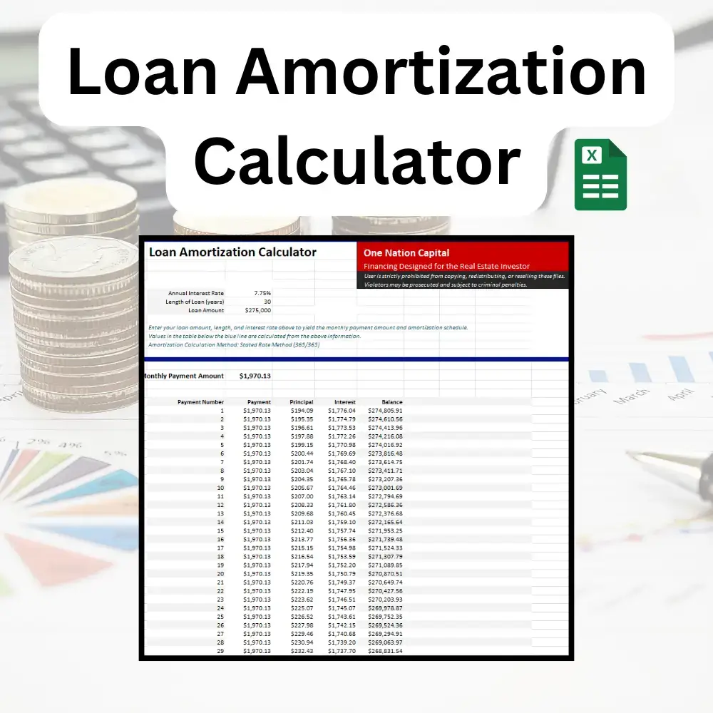 Loan Amortization Calculator graphic