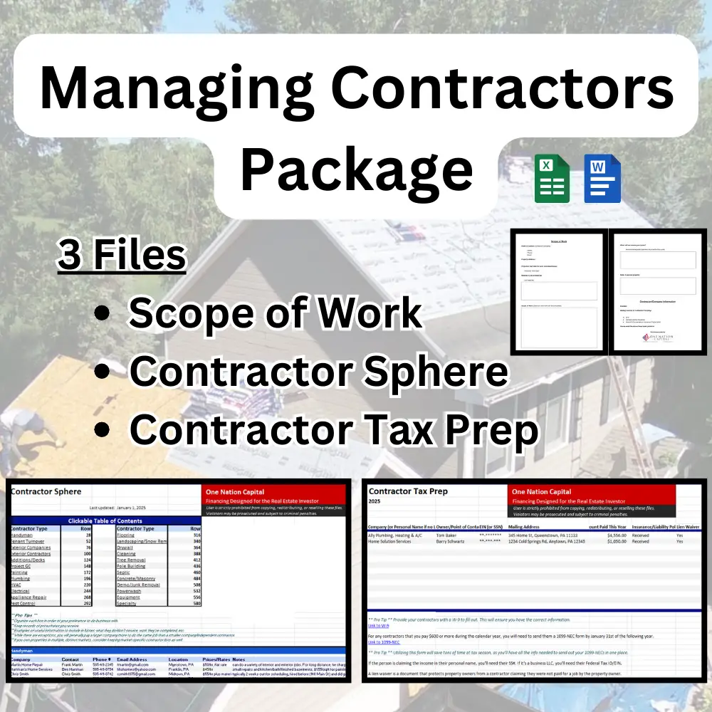 Managing contractors package graphic