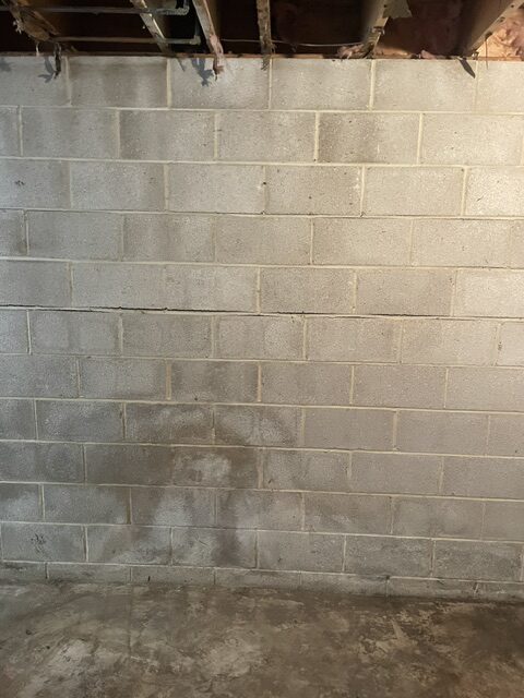 Foundation crack discovered after hoarder house trash removed